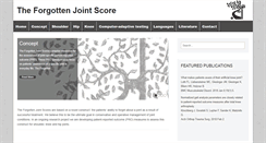 Desktop Screenshot of forgotten-joint-score.info